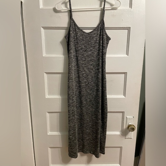 Grey Sweater Tank Midi Dress - Picture 1 of 2